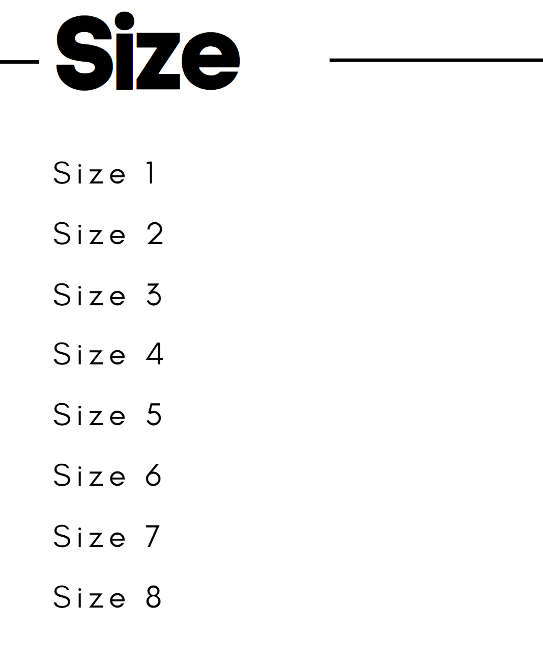 Size Filter